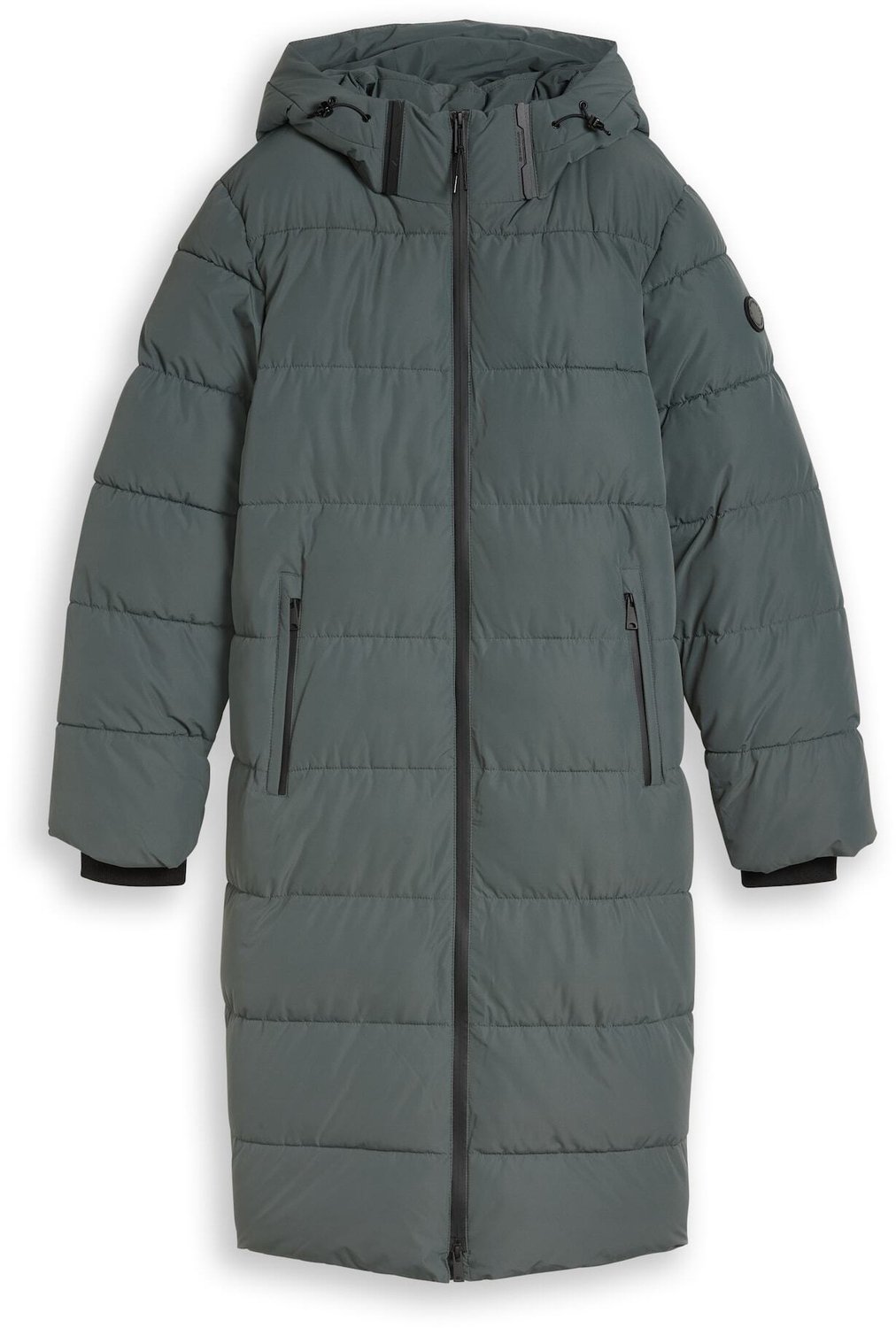 Tom Tailor - Lange pufferjas - Maat XXXL - Darkest Olive