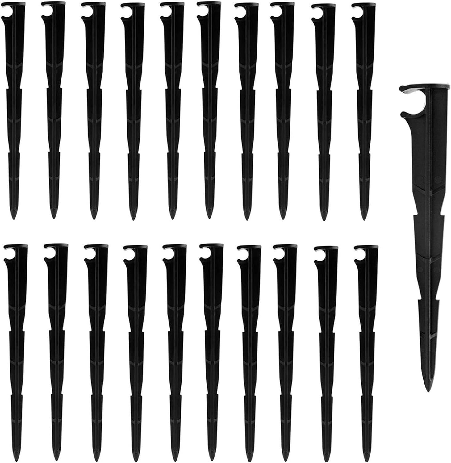 50 Stuks Irrigatie Steunbalken voor Tuin, 4/7mm Tuinslang Houder voor Planten, Watergeefsysteem voor Groenten en Bloemen