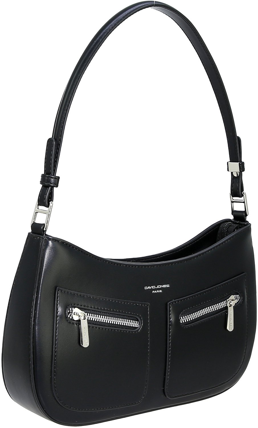 David Jones Dames Schoudertas Klein Zwart Eco-leer