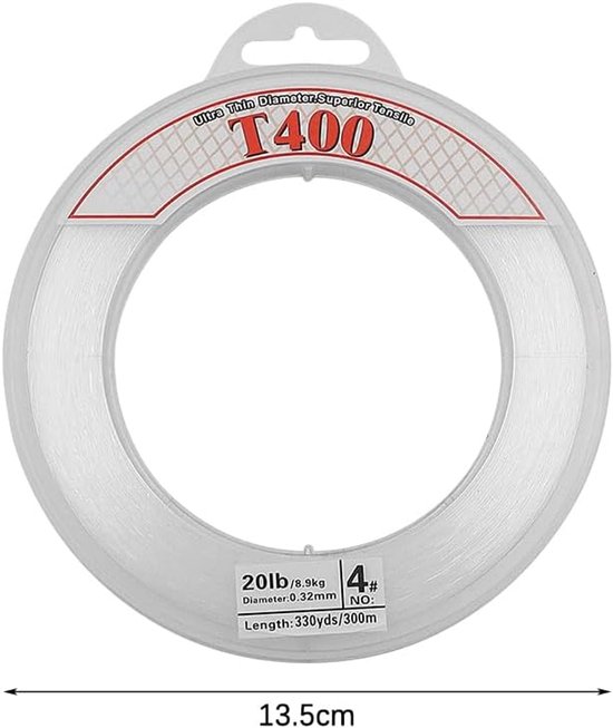 Dailygoods- Vislijn 300 Meter - 0,33 mm Monofilament - Doorzichtige Nylon - Sterk en Duurzaam - Ideaal voor Zeevissen - Lage Zichtbaarheid - Vissnoer van Dailygoods — afbeelding 3