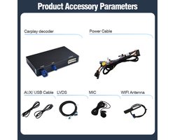 Draadloze CarPlay Android Auto Adapter - Voor BMW NBT CIC EVO System - Volledig Draadloos - OEM Integratie - Audio EQ - Autotoebehoren