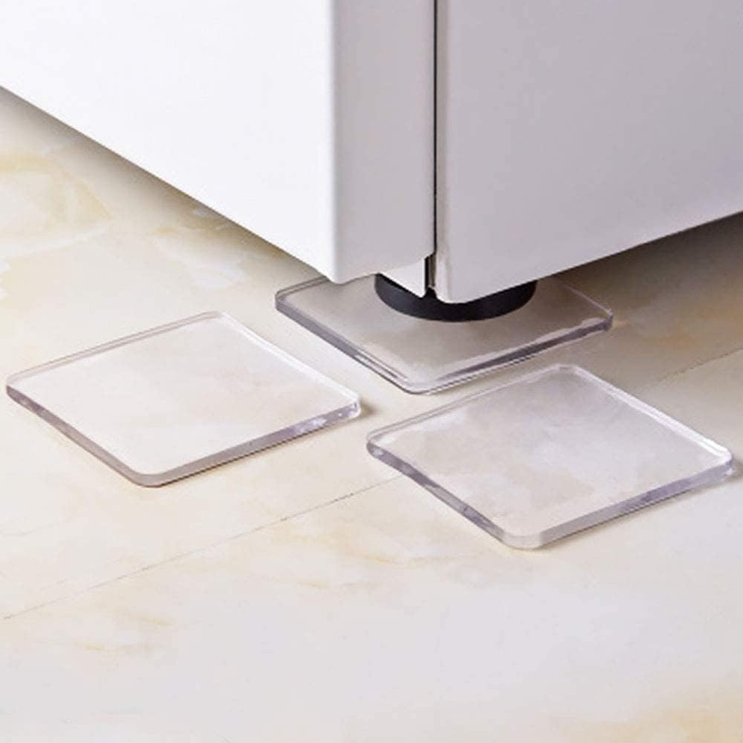 Anti-vibratie ondersteuning - silicone antislip mat - universele rubberen voetpad - vermindert geluid - m-winkel