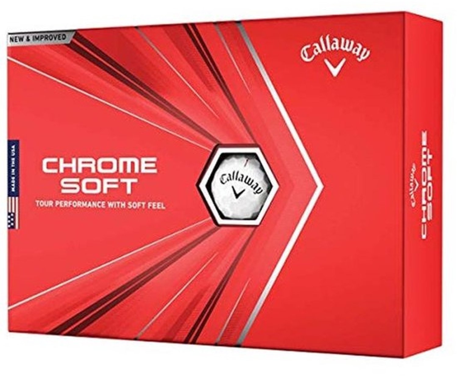 Golfballen voor tourprestaties - Chrome Soft-uitvoering - Meer afstand en controle