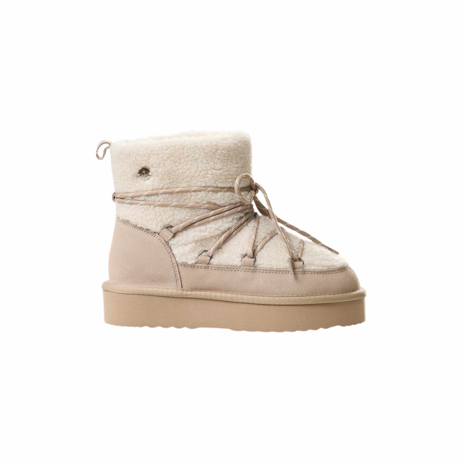 Seaside Montana Pile fleece laars – Winterschoenen dames Khaki