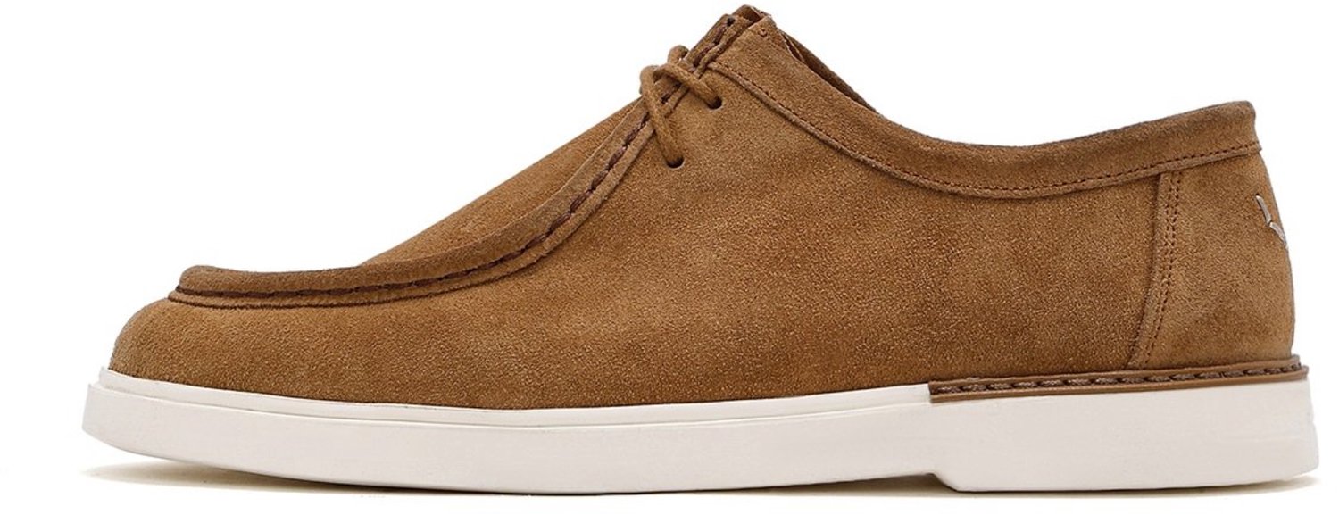 DERIMOD Lace-up Shoes Suede Leather Casual Lace-up Shoes
