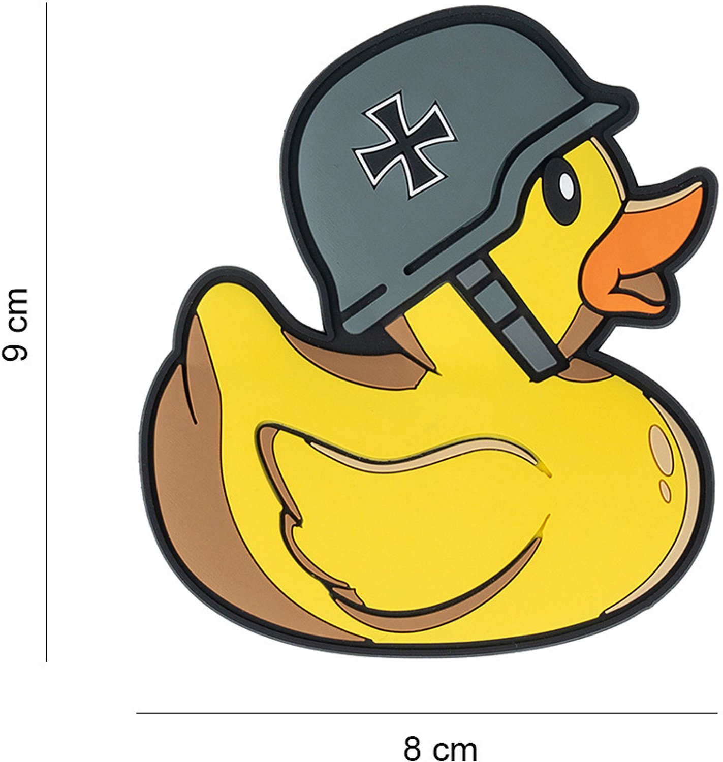 Embleem 3D PVC German Duck #8005