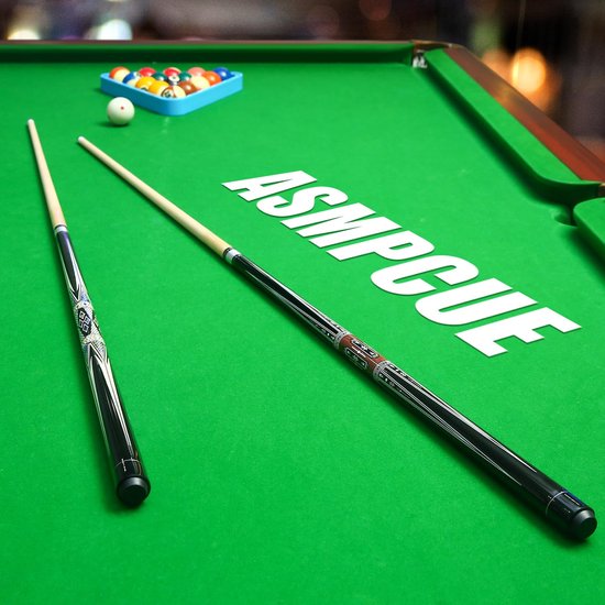 Poolkeu 13 mm Tip - Esdoorn Hout - Zwart - Biljartkeu - Voor Poolbiljart Spelers — afbeelding 3