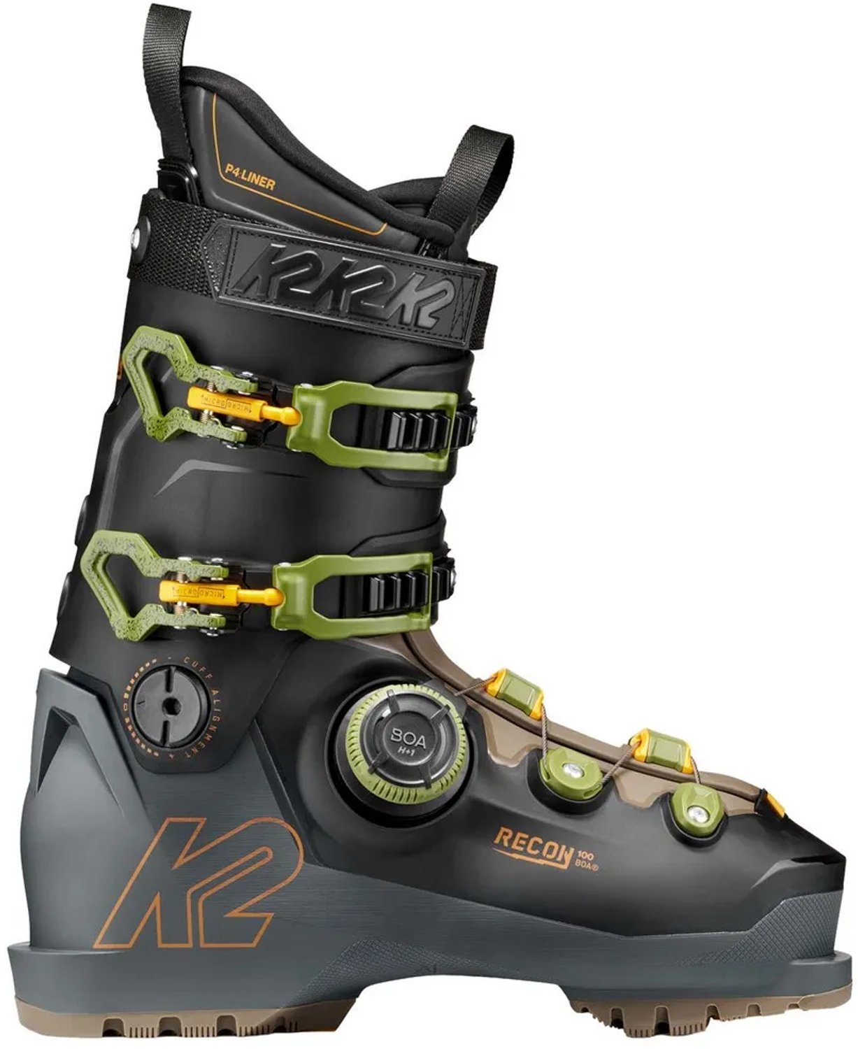 K2 Skis Recon 100 Boa Alpine Skischoenen 26.5 Zwart