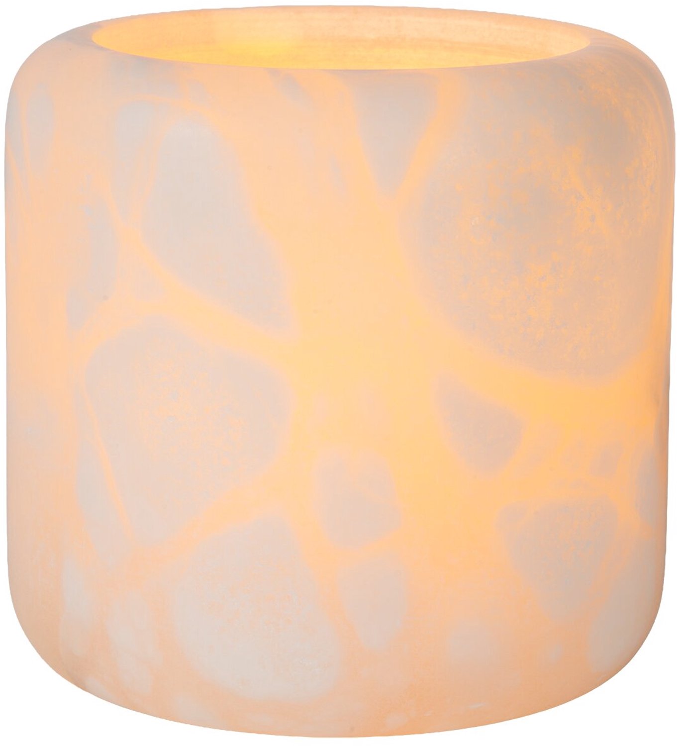Atmooz Oxo L Theelichthouder - Waxinelichthouder - Natuurlijk Design Windlicht - Beige Sfeermaker - Luxe Woonaccessoire