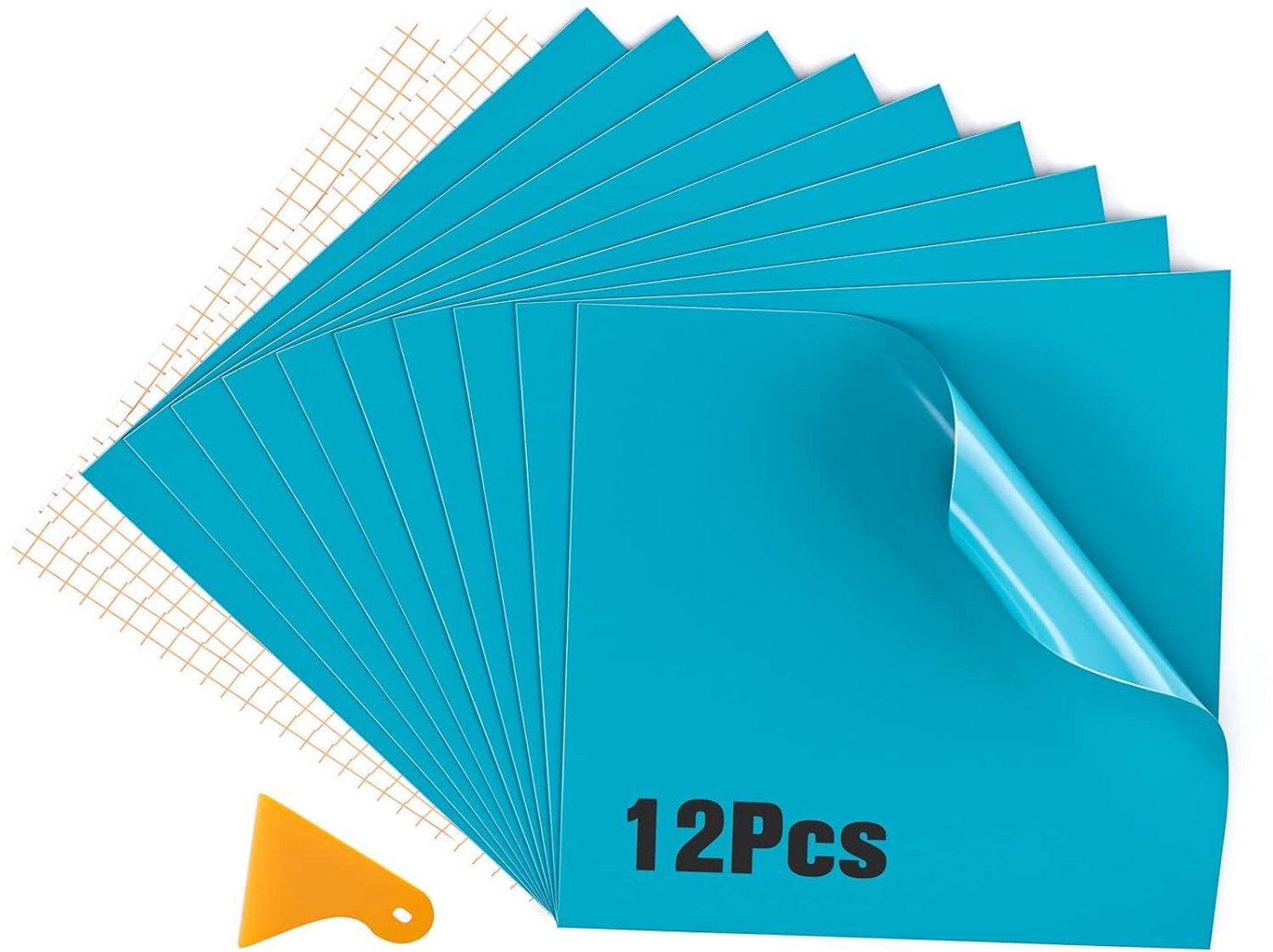 Vinylfolie 30,5 x 30,5 cm - zelfklevend - permanent - perfect voor doe-het-zelf projecten - ServiceTopper