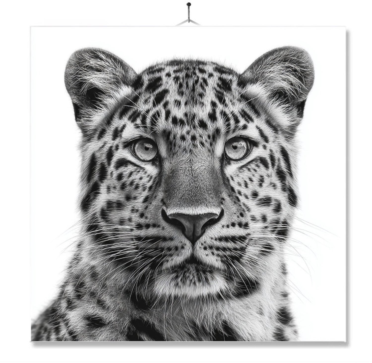 MC Living Tegel Met Opdruk | Panter | Cadeau | Inclusief Geschenkdoos | Standaard | Ophangsysteem ontwerp 4