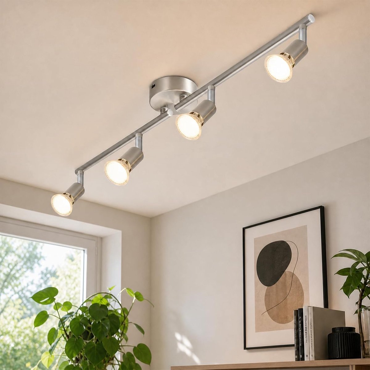 LED Plafondspot 4 Vlammen Woonkamer Plafondlamp Moderne