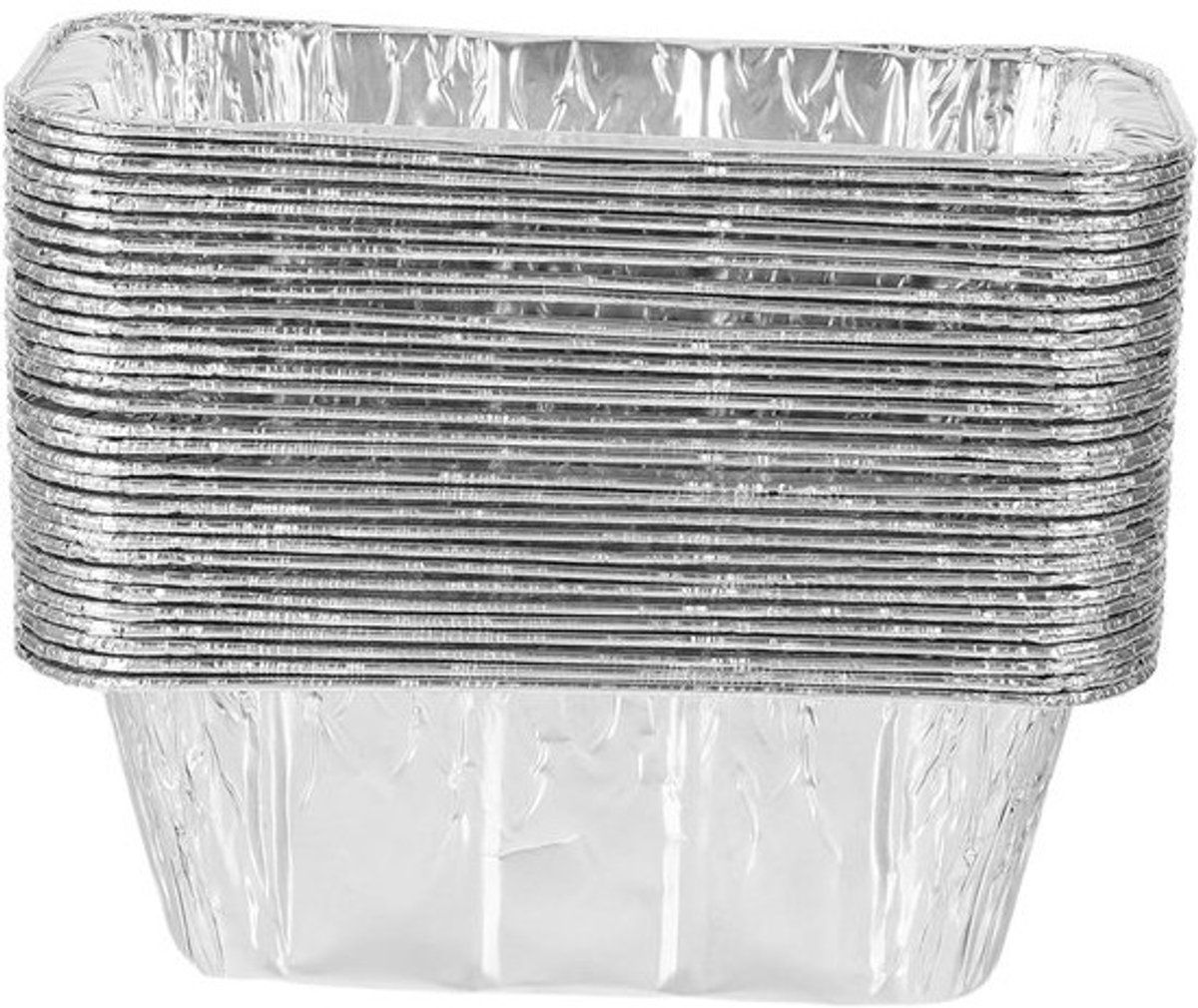 Grillplaten - Vetopvangbakken - Barbecue Gemak - Wegwerp Aluminium - 30 Stuks - Zilver