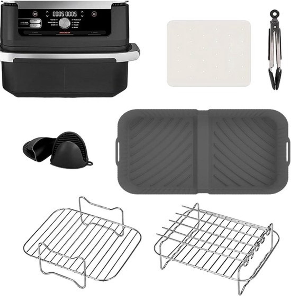 Airfryer Bakvorm - Siliconen Mand - Veelzijdig Koken - Verbetert Kookefficiëntie - 20 x 6.5 cm - Uniek