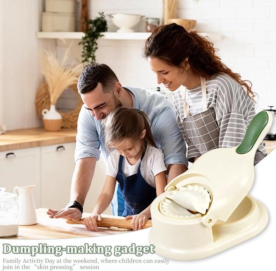 2-in-1 knoedelmachine, knoedelvorm, multifunctionele dumplingmaker voor keuken, restaurants en hotels, knoedels, ravioli — afbeelding 2