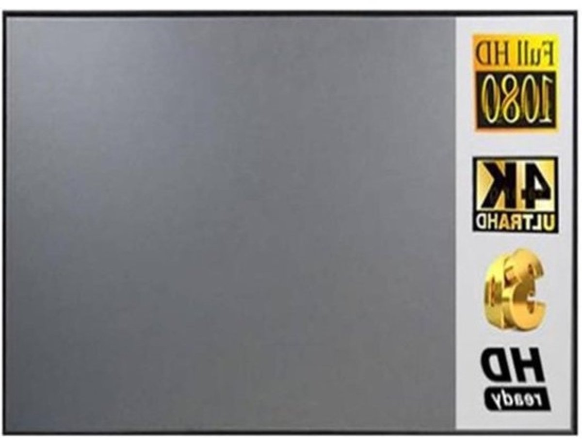 Projectiescherm - Beamer Scherm - Thuisbioscoop Creëren - Anti-Licht Interferentie - 120 Inch - Wit
