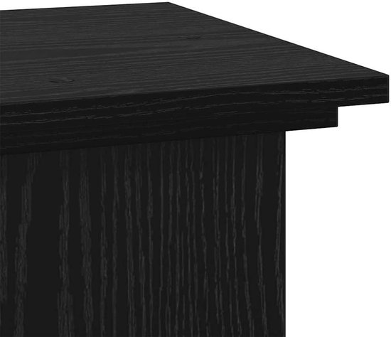 Decoratieve Plantenzuil, Plantenstandaard, Bloempothouder, Bloemenstandaard, Bloemenkruk, Bloemenzuil, Bloementafel, Besteltafel, Houtmateriaal (betongrijs 33x33x80 cm) (33 x 33 x 80 cm) — afbeelding 5