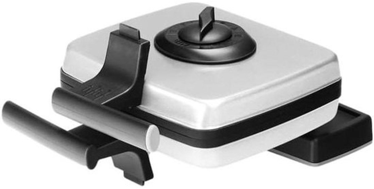 Wafelijzer - Snack Maker - Lekkere Snacks Maken - Draaifunctie Gelijkmatig Koken - 3 Sets Platen - Zwart