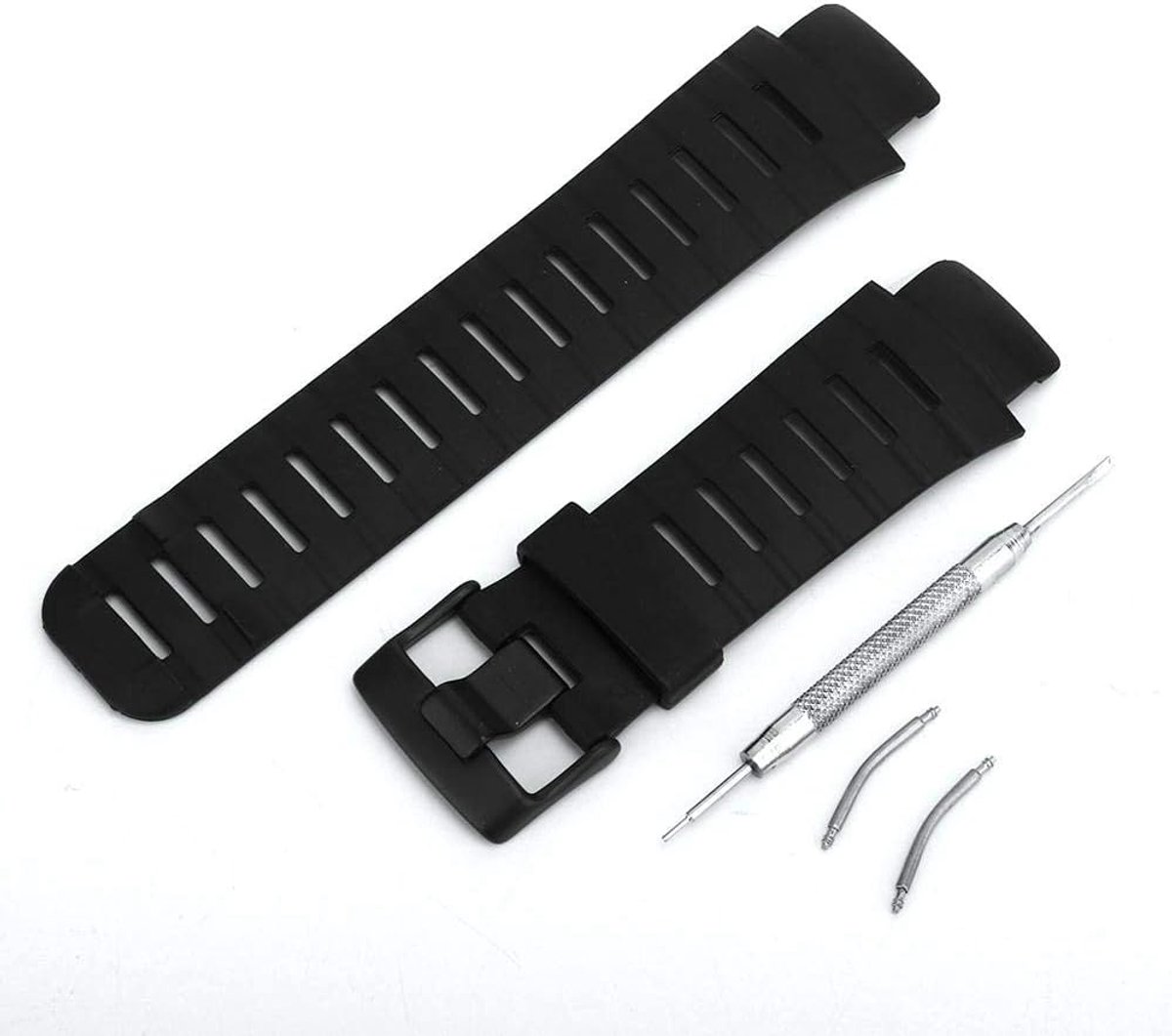 Dailygoods- Horlogeband Waterdicht - Vervangband voor SUUNTO X-LANDER - Rubber - Eenvoudig te Bevestigen - Duurzaam - Elegant Ontwerp - Horlogearmband