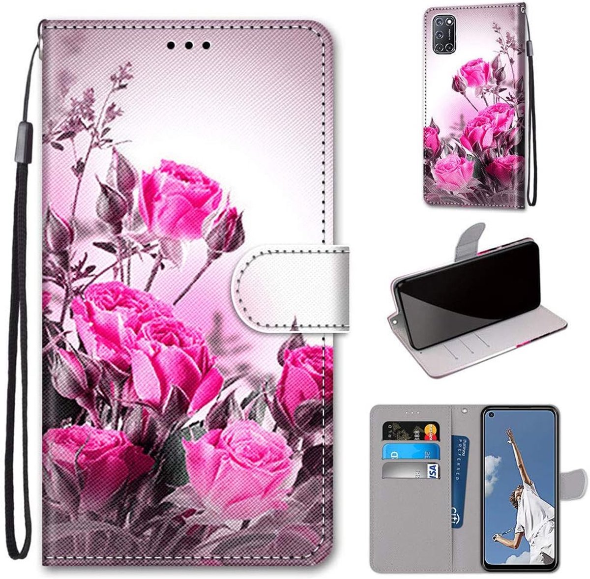 Portemonnee Telefoonhoes voor Oppo A52 / A72 / A92
