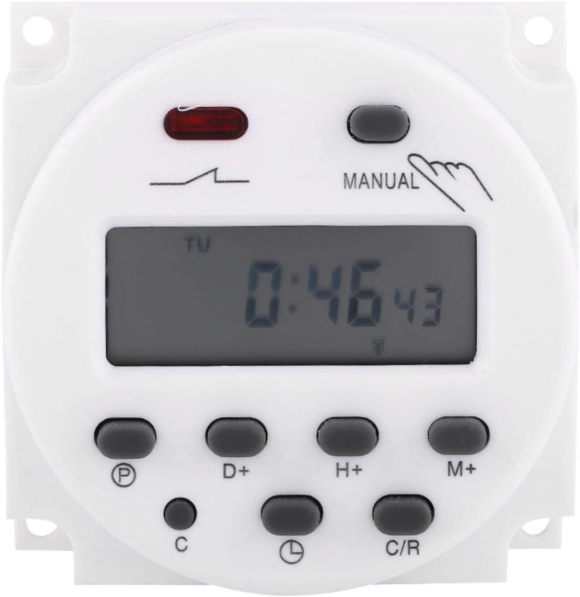 CN101A Elektronische Digitale Programmeerbare Timer - 24 V Microcomputer-Tijdschakelaar Met 17 On en 17 Off Relay, Wekelijks Programmeerbaar