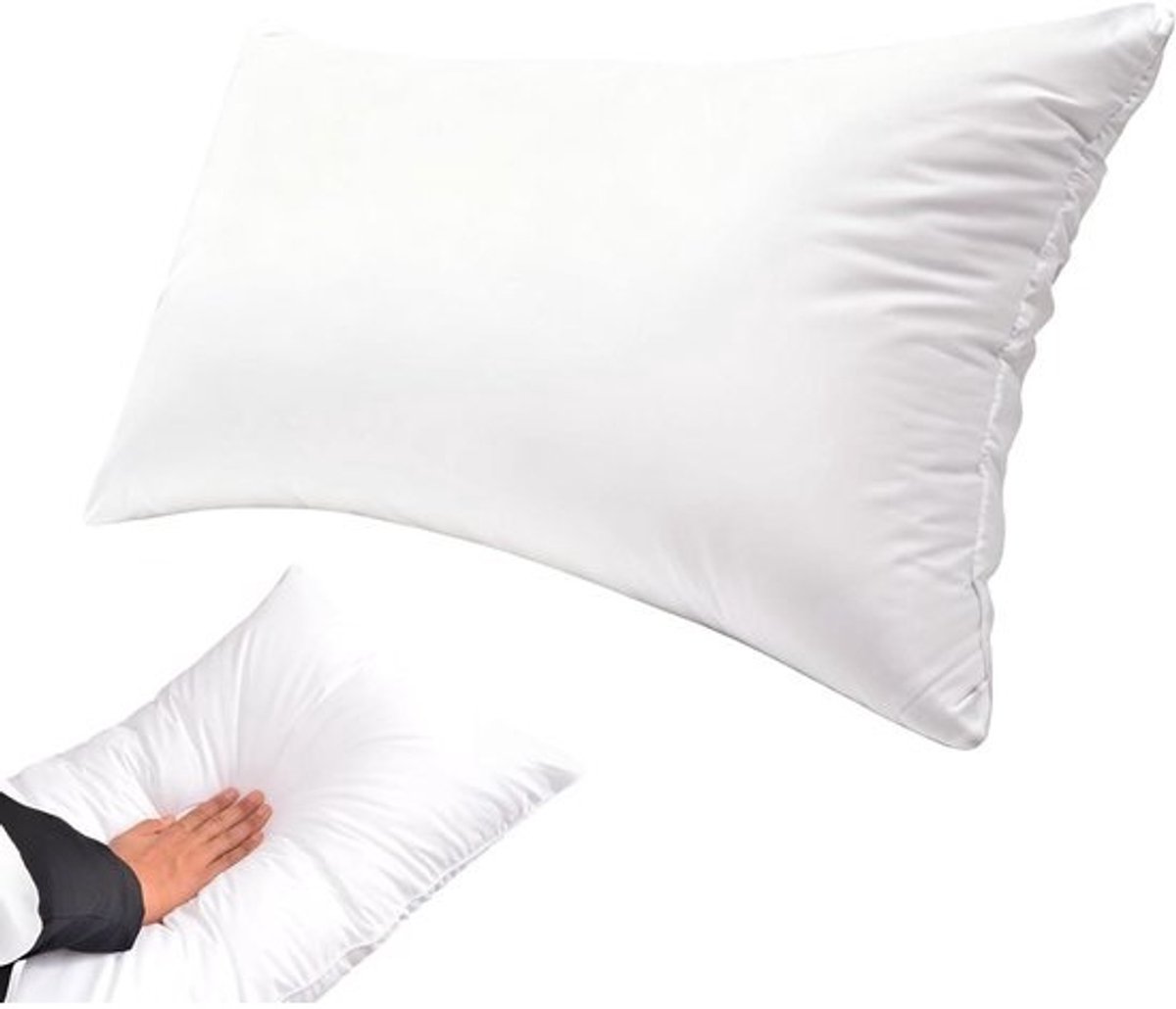 Anti Snurk Kussen - Neksteun Slaap - Betere Ademhaling - Optimale Contour Aanpassing - 75x45cm - Wit