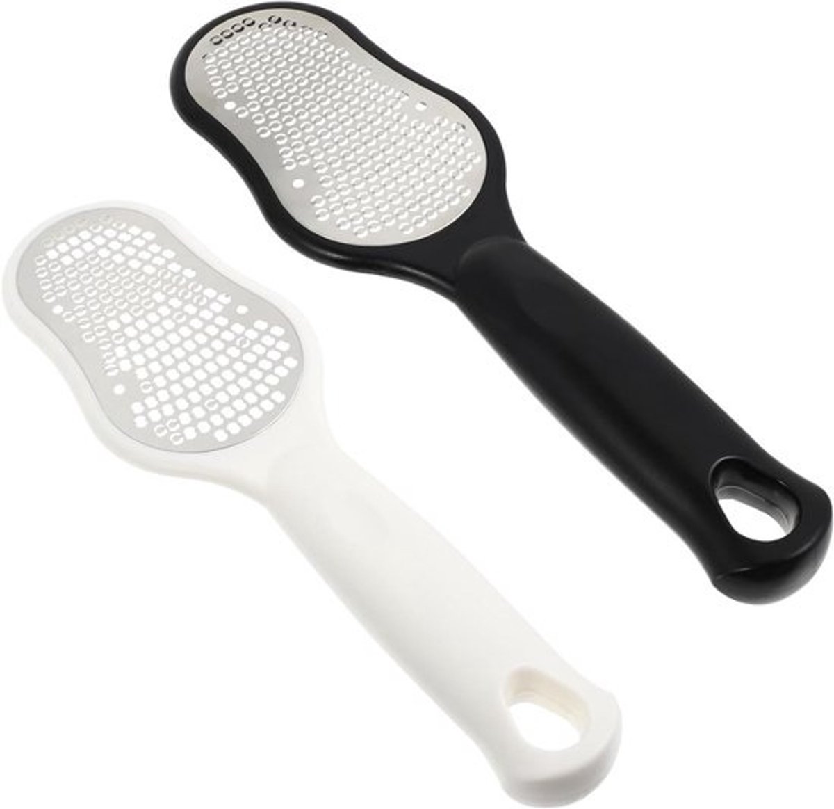 FRCOLOR Roestvrij Spatel 2 Stks Rvs Voet Vijl Board Metalen Spatel Pedicure Gereedschap Trimmer Pedicure Rasp Voet Vijl Rasp Voetverzorging Tool Dead Skin Remover