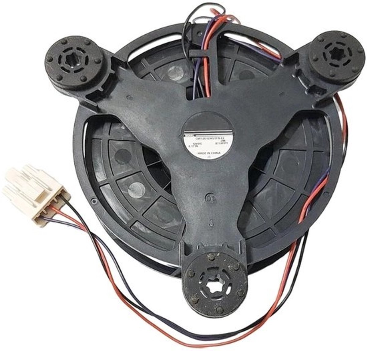 Motorventilator - Koelventilator - Koelkast Onderdeel - Energiezuinig Ontwerp - 12V 0.171A - Zwart