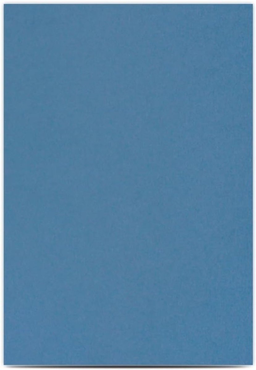 Papiervellen Knutselkarton - Knutselpapier Kleurkarton - Creatief Knutselen Ontwerpen - Volledig Door Gekleurd - DIN A4 225 g/m² - Blauw
