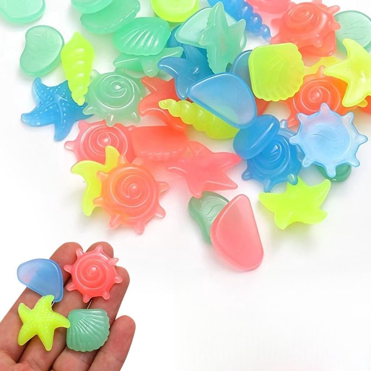 duikstenen, 40 stuks, 100 g, acryl, meerkleurig, voor kinderen, speelgoed voor zwembad en badkamer, waterschatzoekspel