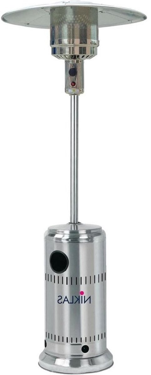 Terrasverwarmer Gas - Buitenverwarmer RVs - Terras Verwarmen - Roestvrij Staal - 13000 Watt - RVS