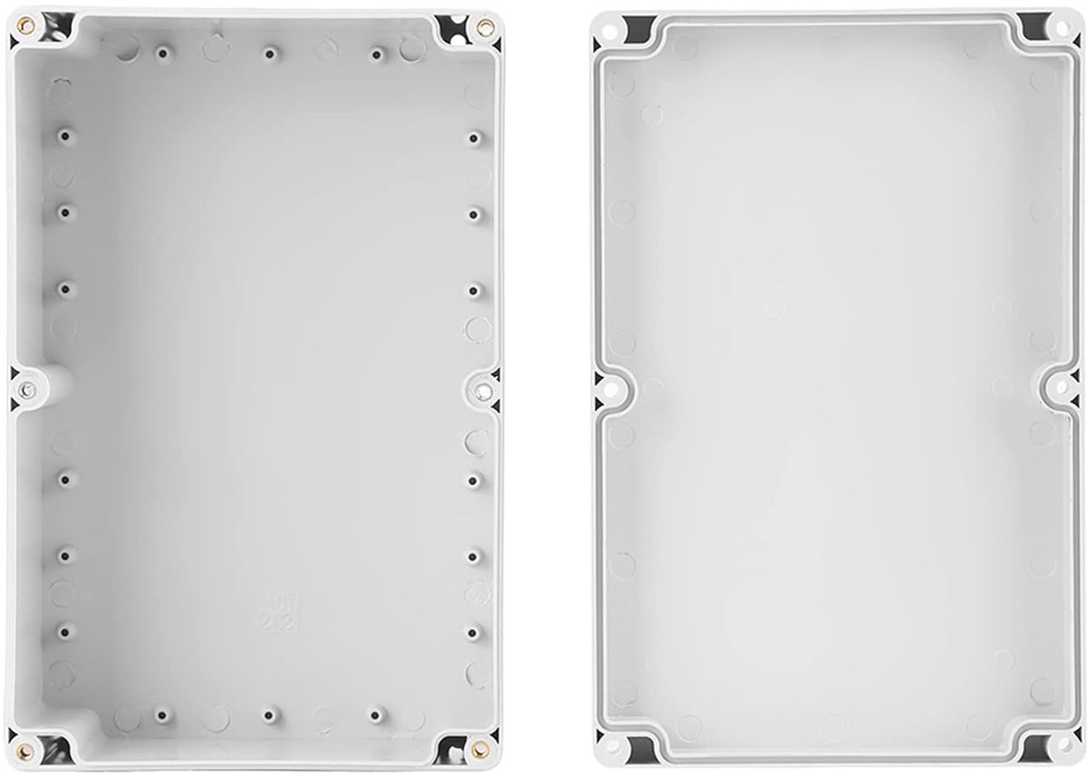Box Buiten 20X30 Cm Ingebouwde 230 * 150 * 85Mm Waterbestendig Wit Plastic Junction Dozen Behuizing Project Case Diy Junction Box