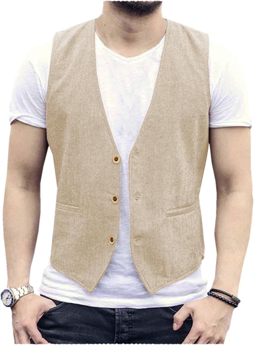 Vest voor heren, casual, regular fit