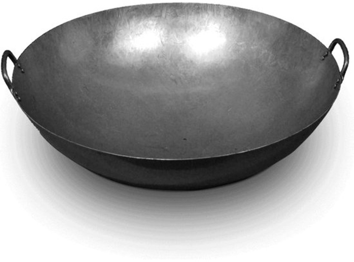 Grote Wok Pan - Kookpan Oosters - Professioneel Koken - Rond Bodem Ontwerp - 70 cm Diameter