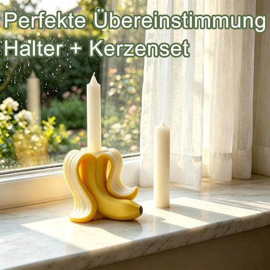 2 stuks bananenkaarsenhouder, siliconen vorm voor kaarsenhouders en doe-het-zelf steunonderdelen — afbeelding 4