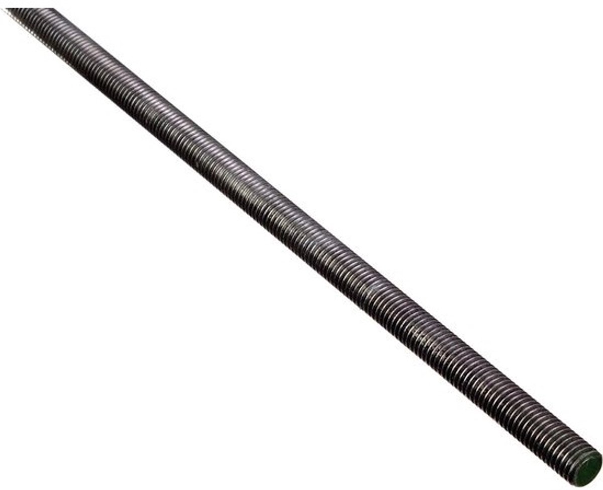 RVS Schroefdraadstang M6 Lengte 1000 mm