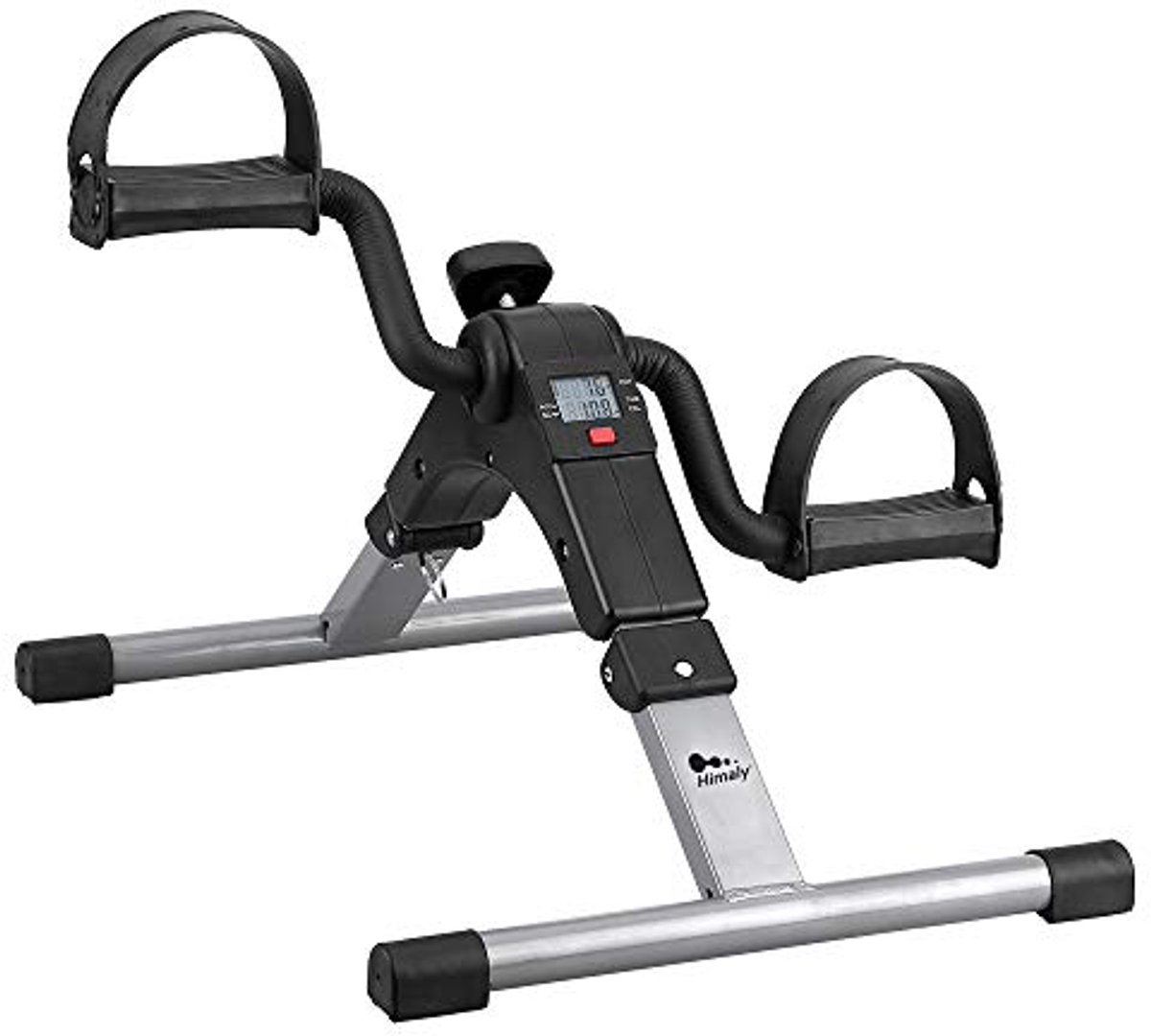 Mini Fitnessfiets, Beweegtrainer, Pedaaltrainer voor Armen en Benen, Fitnessapparaat met LCD-Monitor, Verstelbare Weerstand