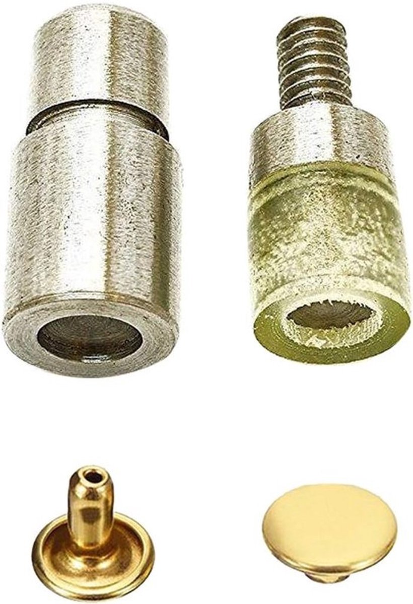 Set van 8mm Dubbelkap Klinknagel Matrijzen voor Handpers