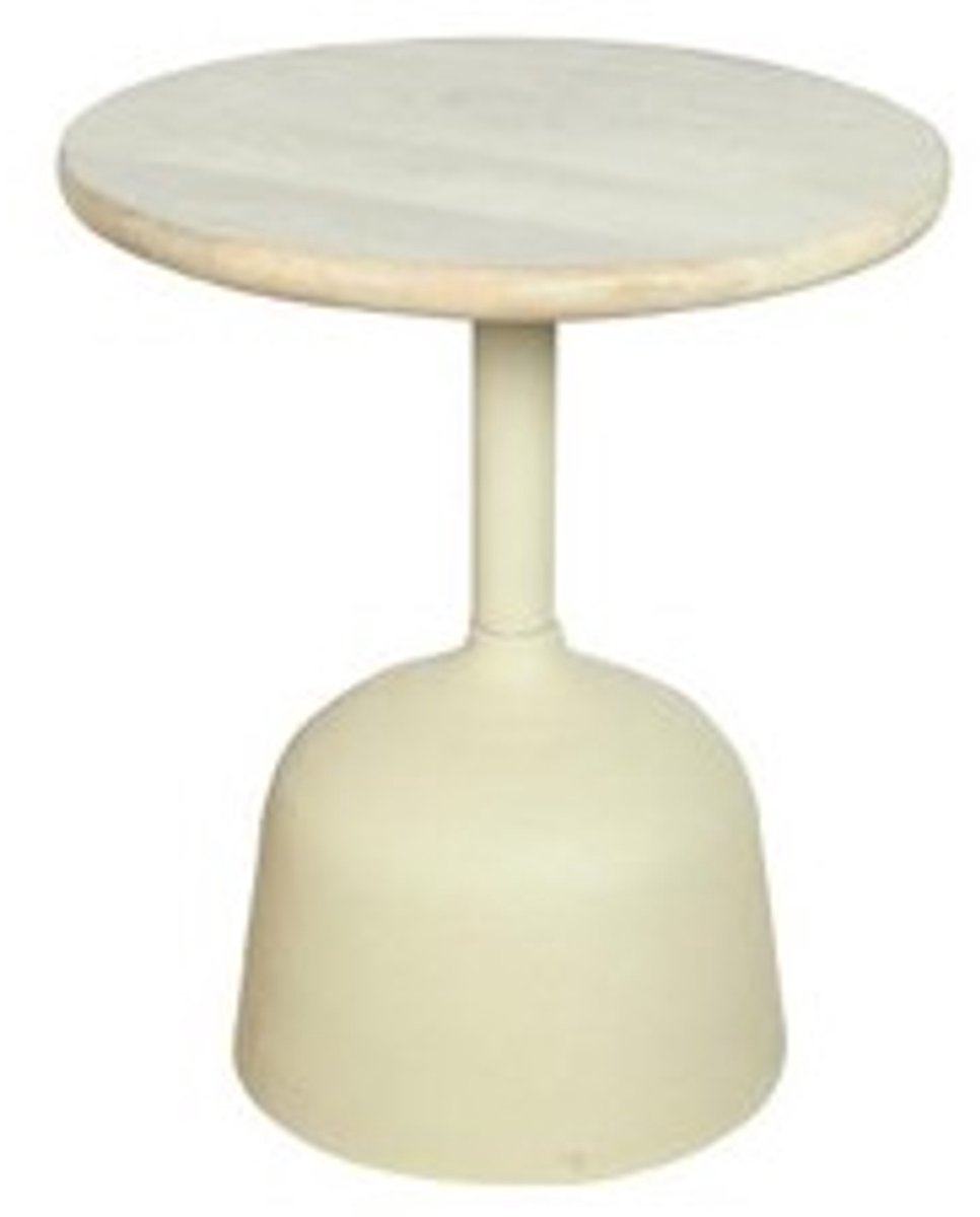 Tower Living Elba endtable small 40x40x45 KD off white Gebroken wit