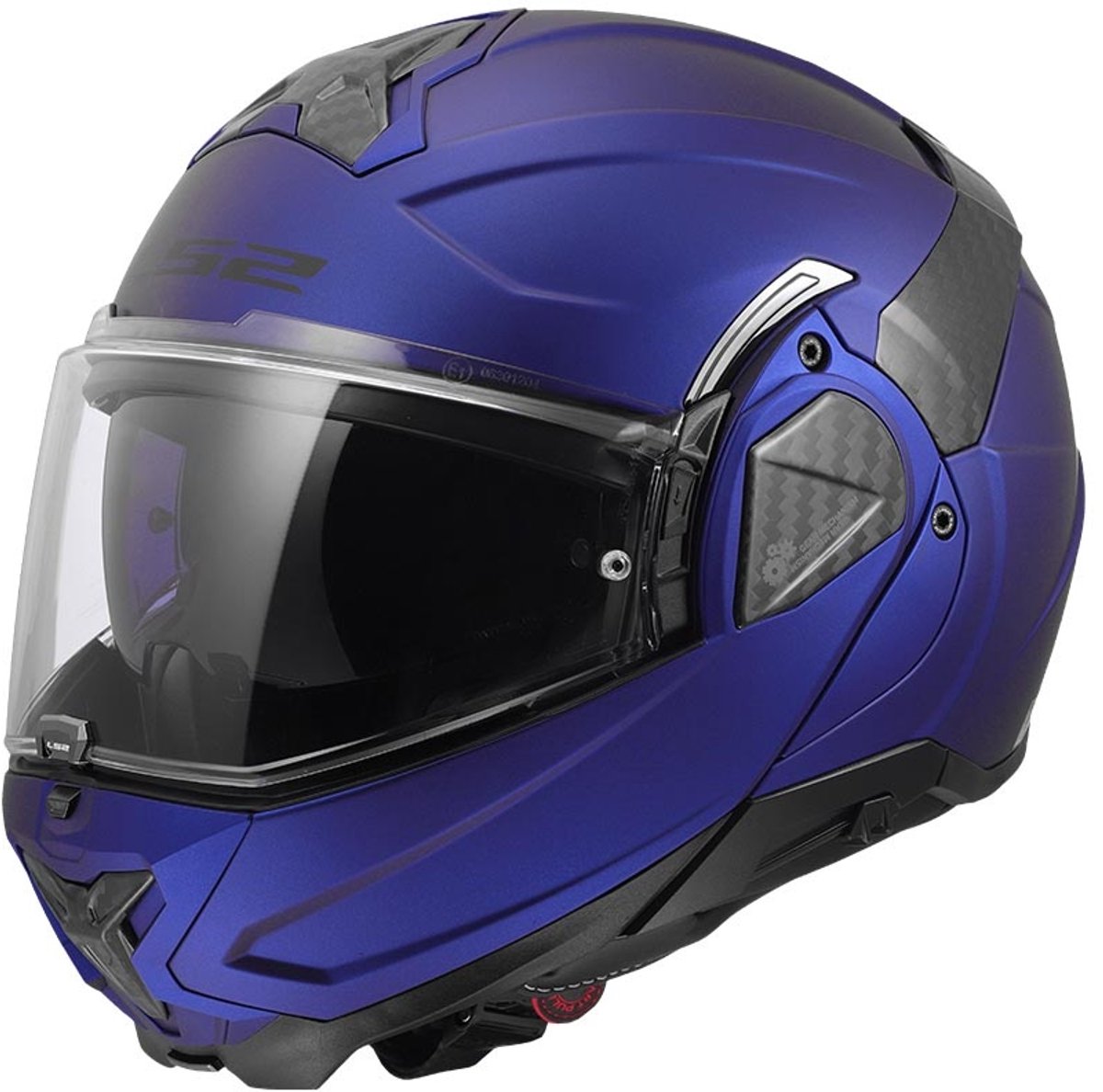 LS2 FF910 Advant II systeemhelm solid mat navy blauw