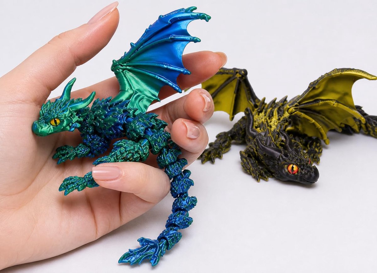 Vliegers met vleugels, flexibele 3D-print voor decoratie