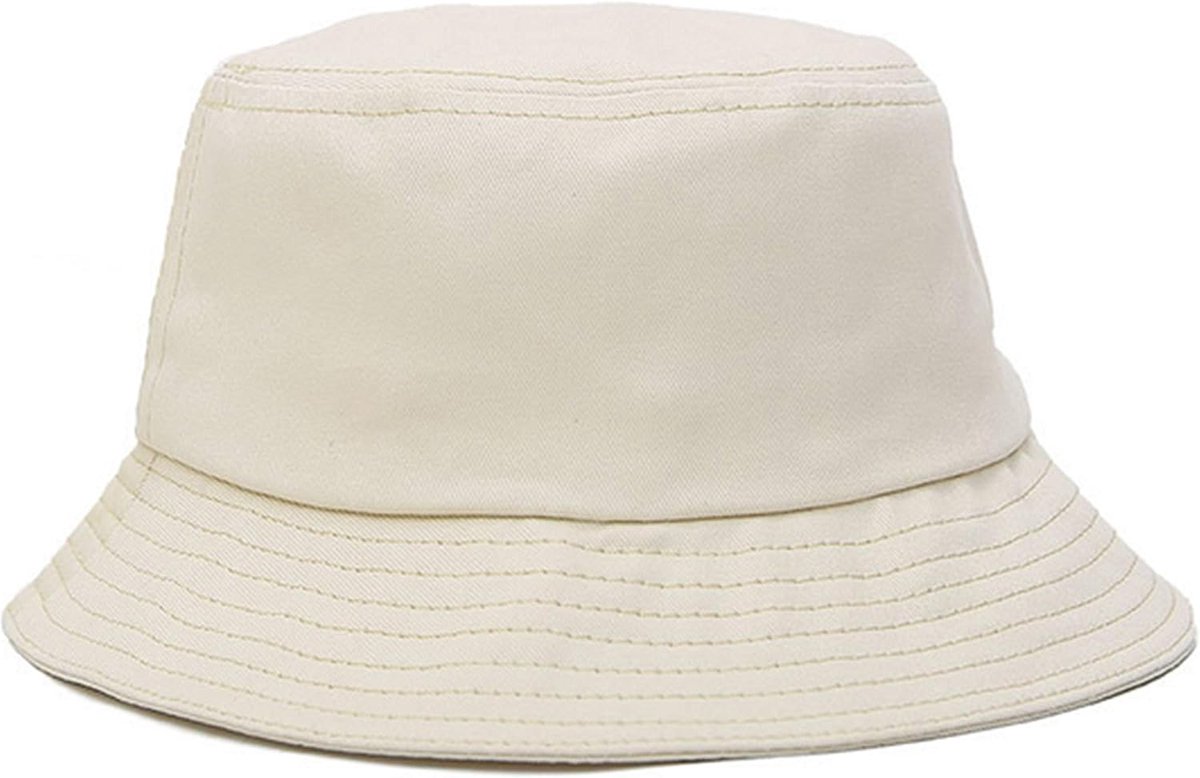 Bucket Hat, zwart en wit, voor vrije tijd