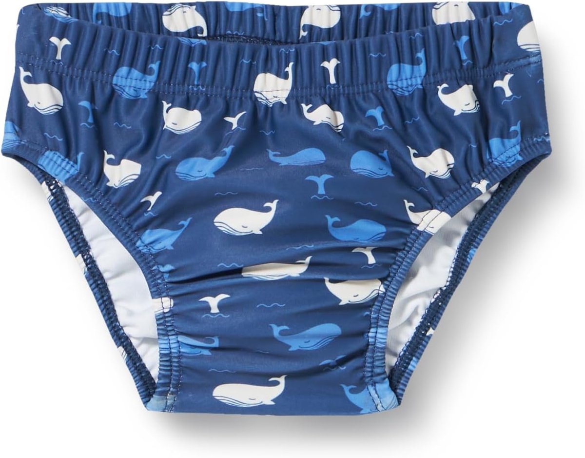 Unisex Kids Schwimmwindel Baby en peuter zwemluier, Wal, 74/80, Wal, 74-80