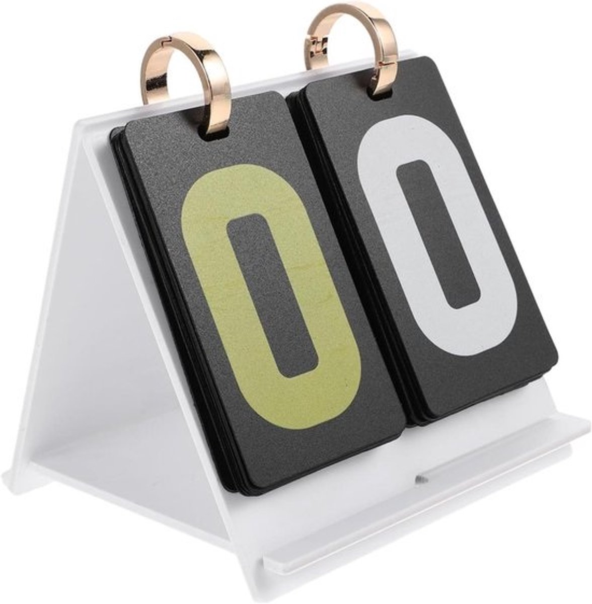 Scorebord - Scorekeeper Flipper - Sport Wedstrijden Bijhouden - Multisport Compatibel - 12 x 10.5 x 10.5 cm - Multi