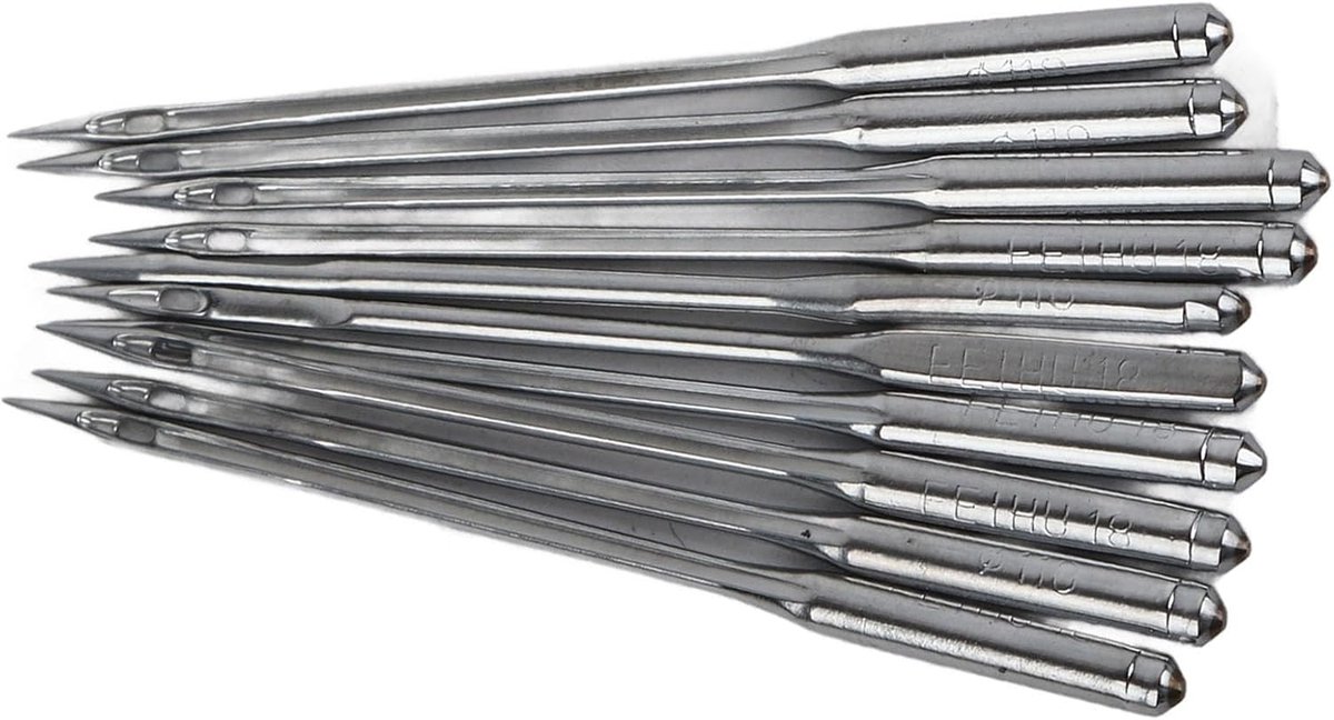 10 Roestvrijstalen Naaldpakketten, Perfecte Accessoire voor SL-18 en SL-26 Schoenreparatiemachine, Duurzaam en Praktisch voor Schoenreparatiegebruik (SL-18)