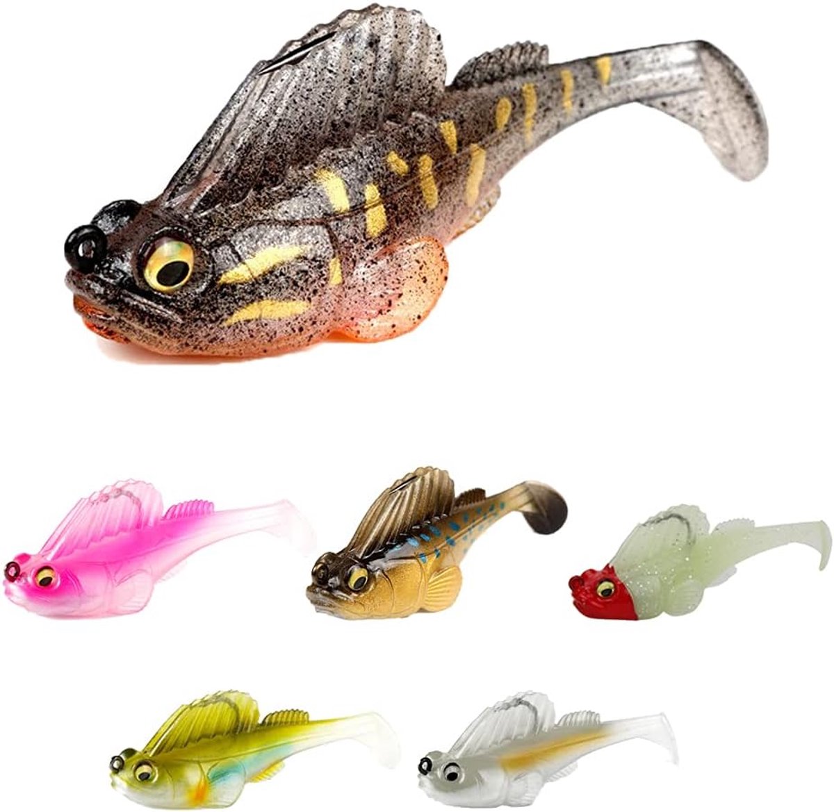 Zacht visaas voor baars, jigging-aas, lang werpaas, realistische swimbait-visuitrusting voor zout water, hengels, visgeschenken voor mannen