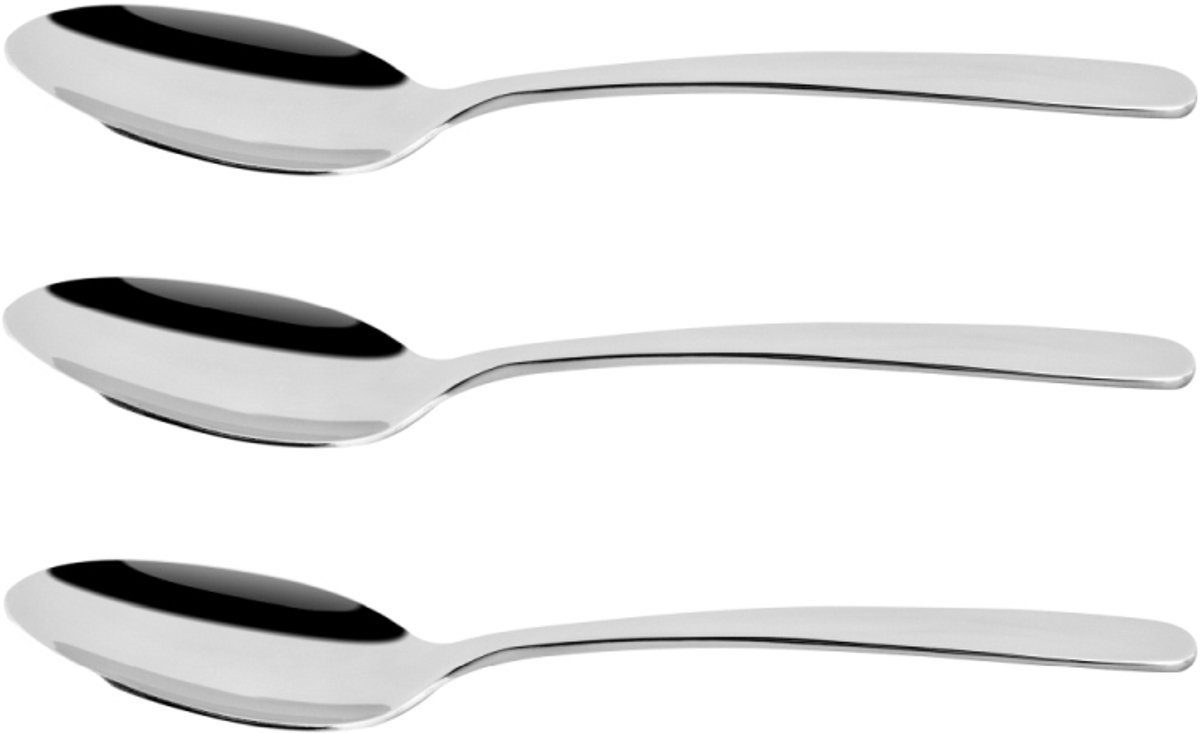 Theelepels van roestvrij staal, set van 3 stuks, EDLON