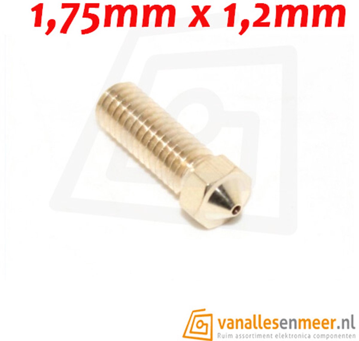 E3D Volcano nozzle messing 1,75 mm x 1,2 mm