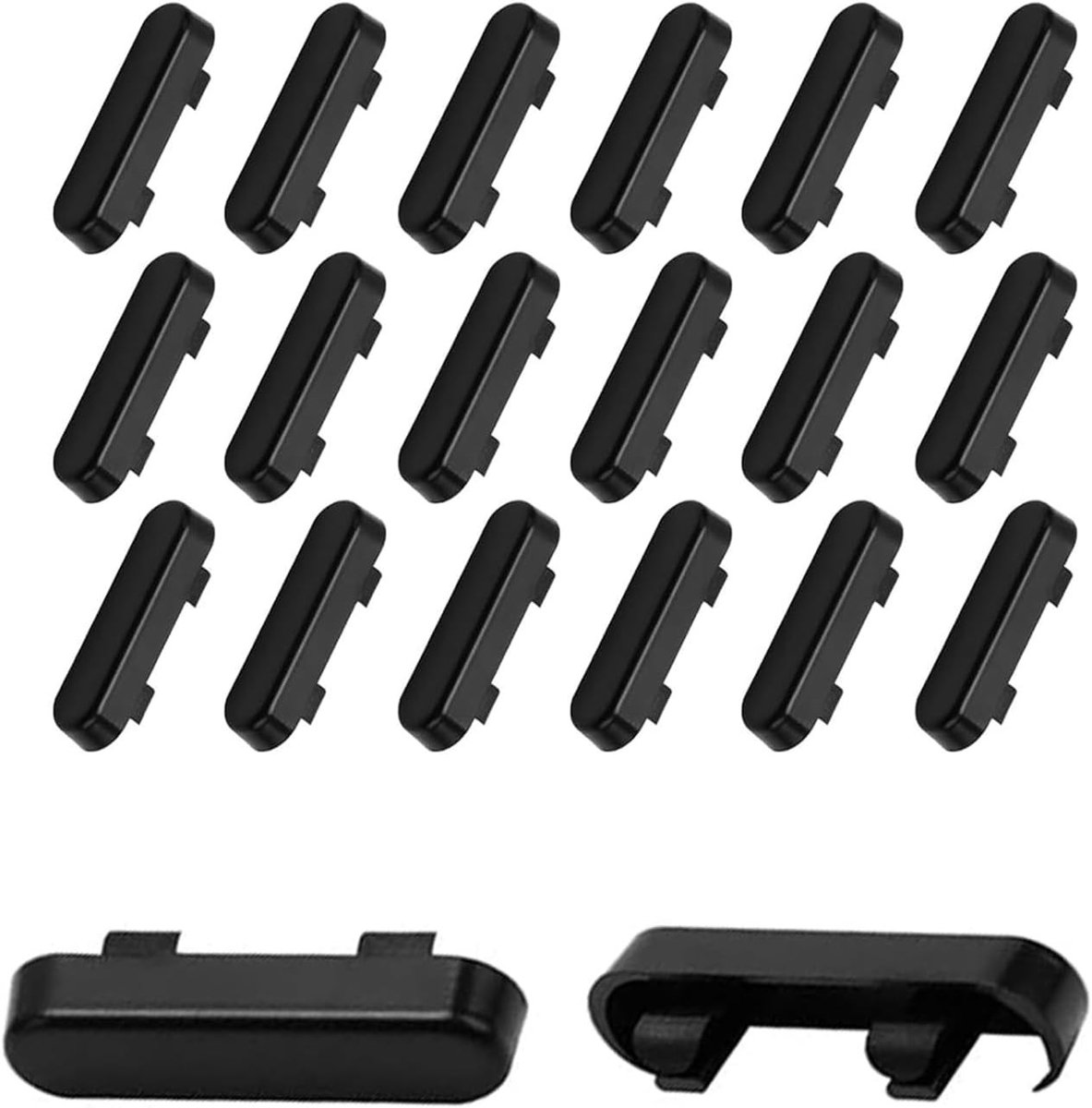 20 Stuks Bescherming voor Afvoerputjes, Vervangingsdoppen voor Afvoer, Plastic Raamstijl Covers voor Dubbel Glas en Doe-Het-Zelf Toepassingen