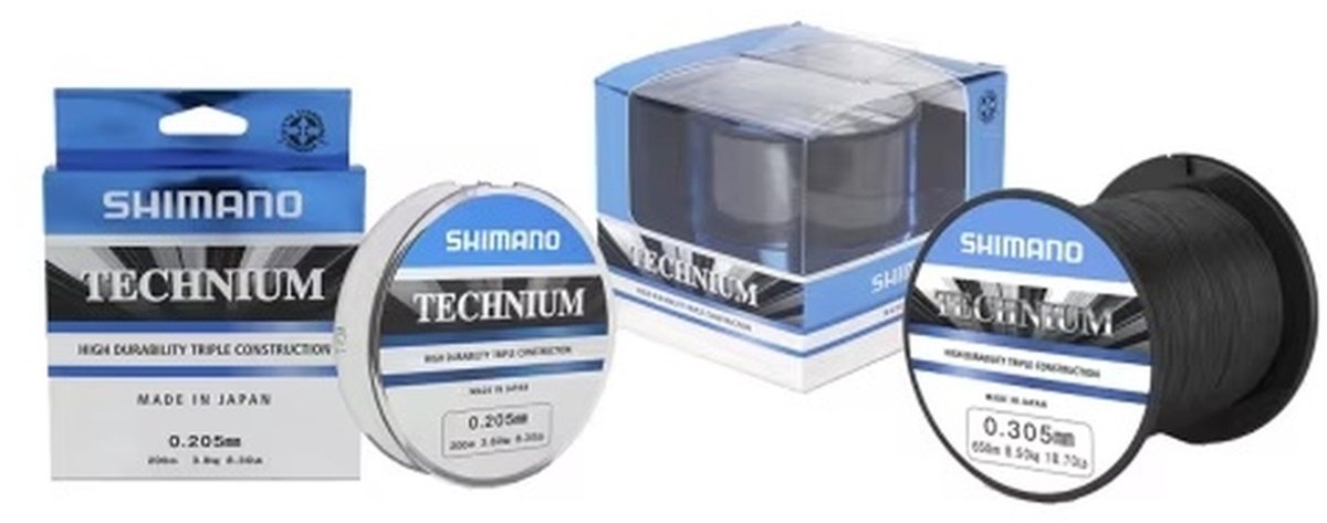 Shimano Technium Mono Grey 620m - 0.405mm - 14 kilo